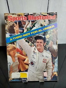 June 5, 1978 SPORTS ILLUSTRATED Al Unser Third Indy 500 Race Car Driver Auto - Picture 1 of 9