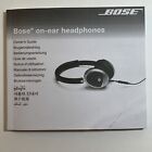 Bose On-Ear Headphones Owners Manual AM294496 Rev. 02 2006 (Manual Only)