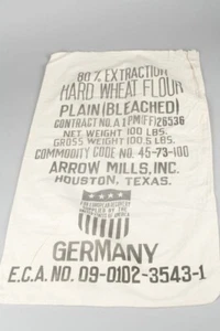 47373 - Mehlsack aus dem European Recovery Programm "ERP" mit entsprechendem - Bild 1 von 2