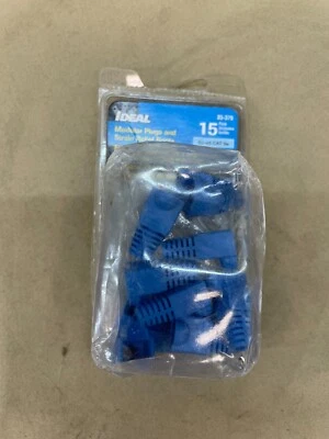 (12-Pk) Ideal Industries Strain Relief Boots For Cable Connectors Blue 85-379 - Image 1 of 4