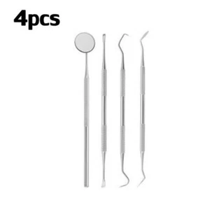 Sickle Scaler Tweezer Hoe Prepared Tool Dental Mirror Tooth Care Kit Dentist - Picture 1 of 11