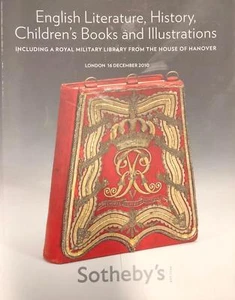 English Literature History Children's Book & Illust Sothebys Catalogue 16/10/10 - Picture 1 of 1