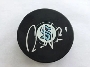 Alexander Wennberg Signed Autographed Seattle Kraken Hockey Puck b - Picture 1 of 1