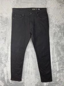 WXYZ Jeans Men's 36x32 Black Nomad Slim Fit Straight Leg Stretch Denim Pants - Picture 1 of 10