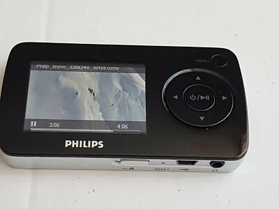 Philips GoGear SA6045/02 4Gb MP3/MP4 Video Player Digital Media Player - BLACK - Image 1 of 4