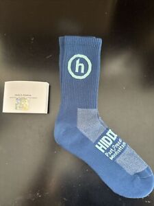 Hidden NY Crew Sock Made In USA PPF NY Authentic New Blue/ Light blue