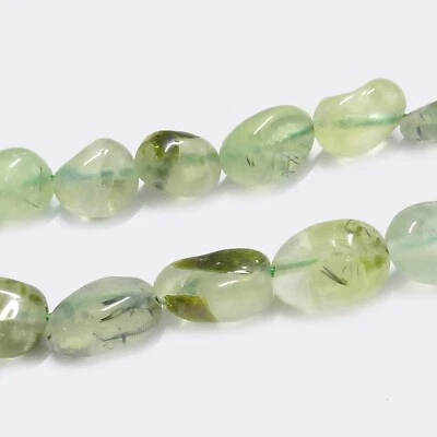 Prehnit Perlen Nuggets ca. 6-12mm  Halbedelstein ca. 45 Stück nenad-design E186 - Bild 1 von 4
