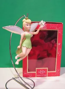 LENOX TINKER BELL UP and AWAY Disney 2017 annual Tink ornament -- NEW in BOX -- - Picture 1 of 6
