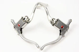 Vintage Road Bike Bicycle Brake Levers Dual Lever Set Aluninum - Picture 1 of 7