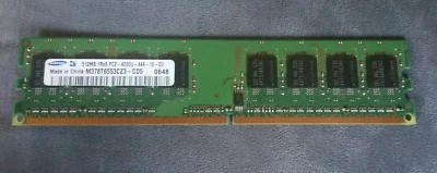 Samsung PC2-4200U 512MB DIMM 533 MHz DDR2 Memory (M378T6553CZ3-CD5) - Image 1 of 2