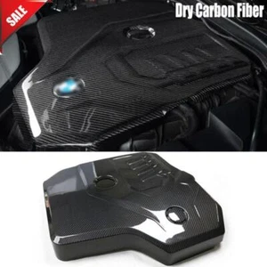 Dry Carbon Front Engine Cover Cap for BMW 3/4/5/7 Series G20 G22 G30 G11 G16 B48 - Picture 1 of 11