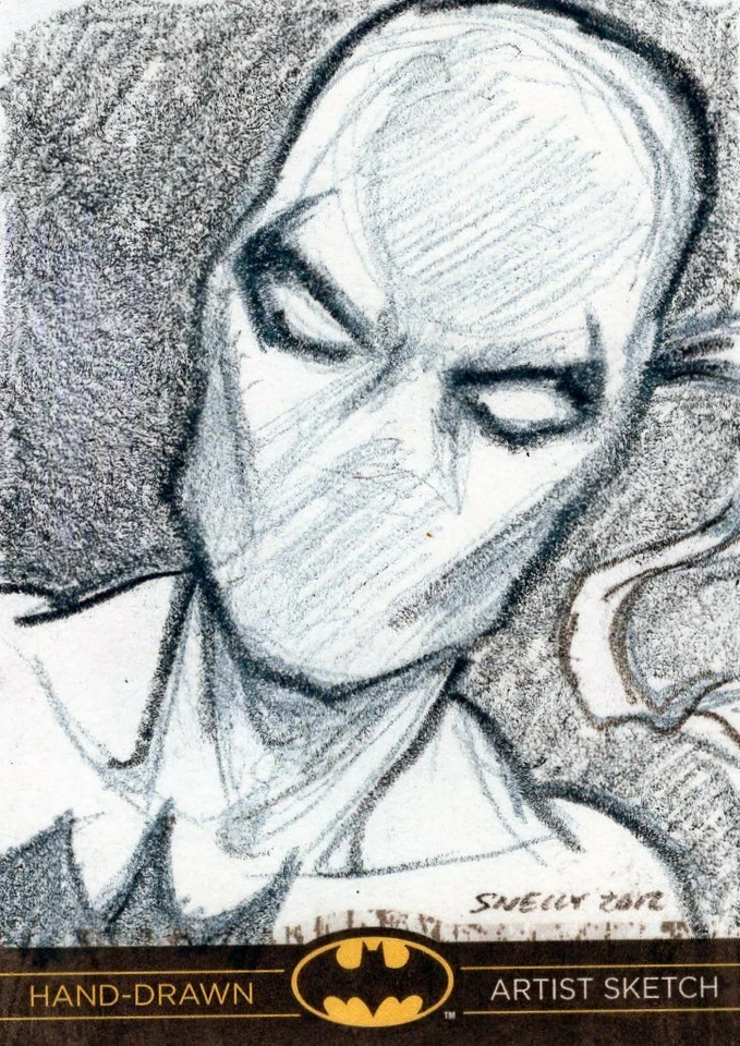 DC Comics Batman: The Legend Color Sketch Card by Snelly - Image 1 of 1