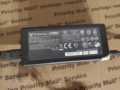 Gateway Liteon Laptop Charger AC Adapter Power Supply PA-1650-01 19V 3.42A 65W - Image 1 of 2