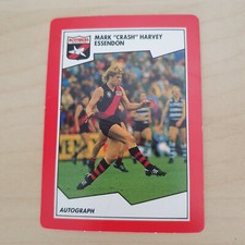 Mark Harvey 1989 Scanlens Stimoral AFL VFL Essendon Trading Card #65