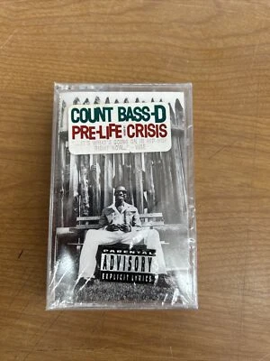Count Bass D - Pre-Life Crisis Cassette 1995 Hip Hop Factory Sealed ~ ULTRA RARE - Image 1 of 3