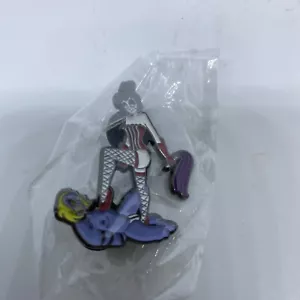 Beetlejuice enamel Pin Horror Style Funny BDSM Mash Up Lydia - Picture 1 of 3