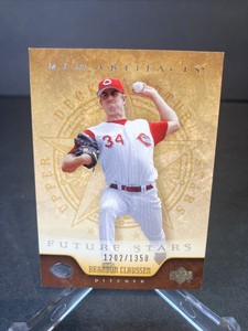 2005 Upper Deck Artifacts Future Stars Brandon Claussen 1202/1350 Reds Free Ship