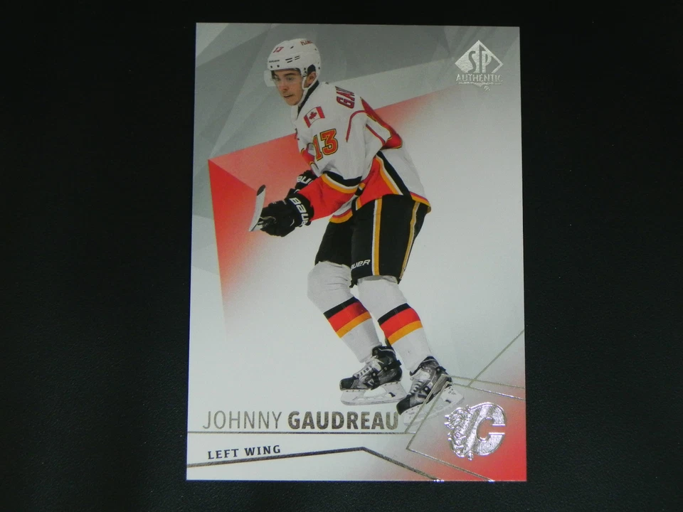 2015-16 SP Authentic Base Card #80 Johnny Gaudreau Calgary Flames - Image 1 of 2