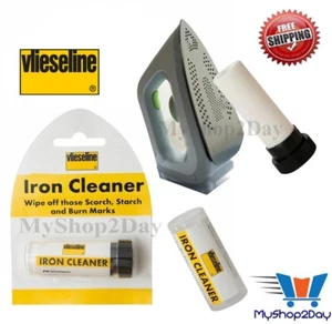 Vliseline Iron Cleaner Stick Wipe Off Scorch Starch Burn Black Marks Soleplate - Picture 1 of 3