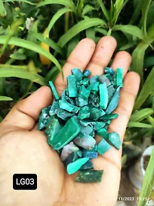 Pietra preziosa sciolta malachite 10-20 mm - pietra naturale per gioielli artistici - Foto 1 di 9