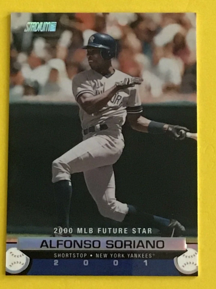 2001 Stadium Club New York Yankees Baseball Card #182 Alfonso Soriano READ  - Image 1 of 1