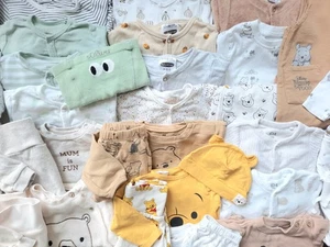 90 tlg Baby Unsiex Erstausstattung 62-68 Kleidung Paket Sachen - Bild 1 von 22