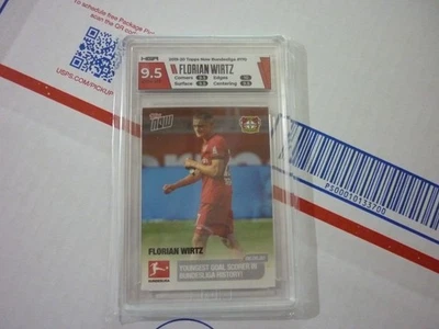 FLORIAN WIRTZ 2019-20 Topps Now Bundesliga #170 RC True Rookie HGA 9,5 Foto 1 de 3