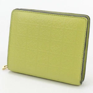 Loewe Bi-Fold Wallet Women'S Loewe Repeat Zip Green - Picture 1 of 8