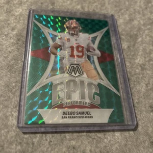 2024 Panini Mosaic Football Deebo Samuel EPIC PERFORMERS Green Mosaic #EP-DS - Picture 1 of 2