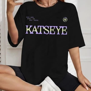 Katseye Tour 2025 2 Seiten Unisex T-Shirt, Fun Freizeitkleidung, Ideal Full Size S-3XL - Bild 1 von 7