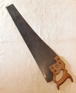 Antiguo Simonds Mfg Saw Co. Sierra de mano garantizada Pat. 27 de diciembre de 1887 - Imagen 1 de 7