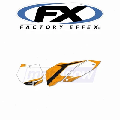 Factory Effex Graphic Number Plate Backgrounds for 2008-2010 KTM 300 XC - ye - Image 1 of 4