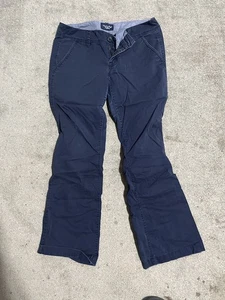 American Eagle marineblau feste Baumwolle Hose Größe 6 Boot Fit lässig leicht - Bild 1 von 6