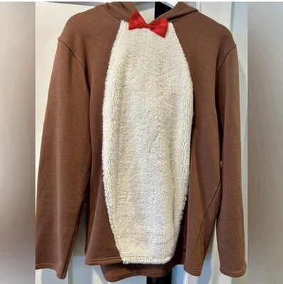 Sudadera con Capucha American Rag Reno Para Hombre - Cuernos, Ojos, Orejas, Sombrero de Santa, Cola, Talla L Foto 1 de 4