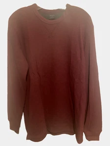 Cotton On Thermal men's Size Small NWOT Plum oversized long sleeve shirt - Picture 1 of 6