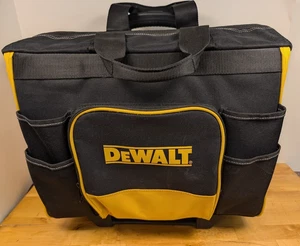 DeWalt 18" Rolling Tool Bag Heavy Duty Contractor Tote w/ Wheels - Picture 1 of 6