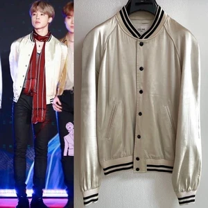 Giacca Teddy CELINE 20SS taglia 48 Sukajan Stadium Jacket Hedi Slimane uomo - Foto 1 di 9