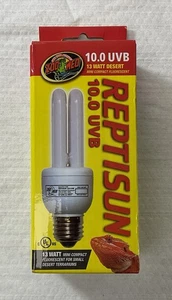 Zoo Med 13W Reptisun Mini Compact Fluorescent 10.0 UVB - Brand New - Picture 1 of 4