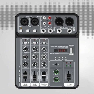 DJ Audio Mixer 48V Power Sound Console System für Live Event Karaoke Party - Bild 1 von 5