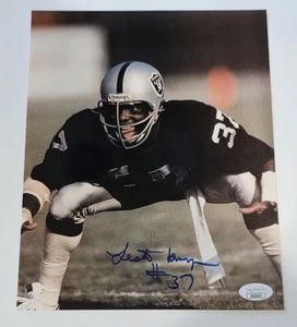 LESTER HAYES Signed 8x10 Photo-LOS ANGELES RAIDERS-JSA - Picture 1 of 3