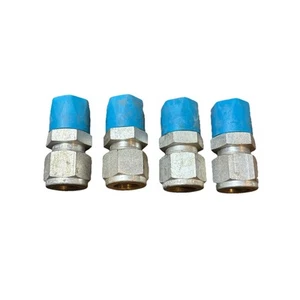 (4x) Swagelok 1/2” Tube Fittings – SS-810-6 Compression Straight NOS - Picture 1 of 3