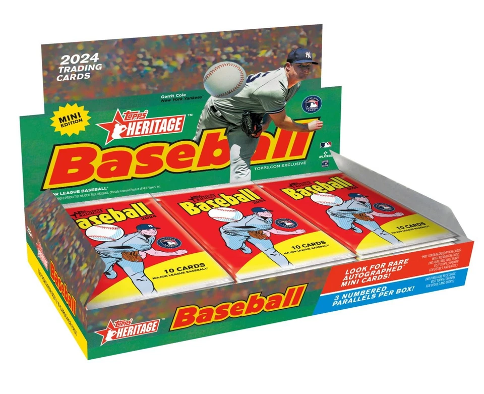 2024 TOPPS HERITAGE MINI BASEBALL HOBBY BOX - Image 1 of 1