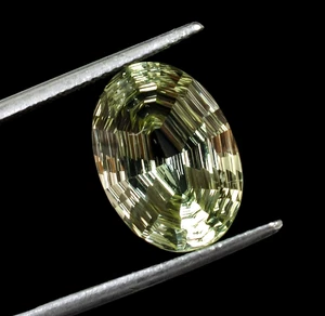 Piedra preciosa suelta de amatista verde natural prasiolita forma ovalada 5,50 quilates 14X10X7 mm - Imagen 1 de 3