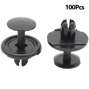 20mm X 9mm 100 Pcs Nylon Clip Black Nylon Fits Into 7mm Hole High Quality - Picture 1 of 8