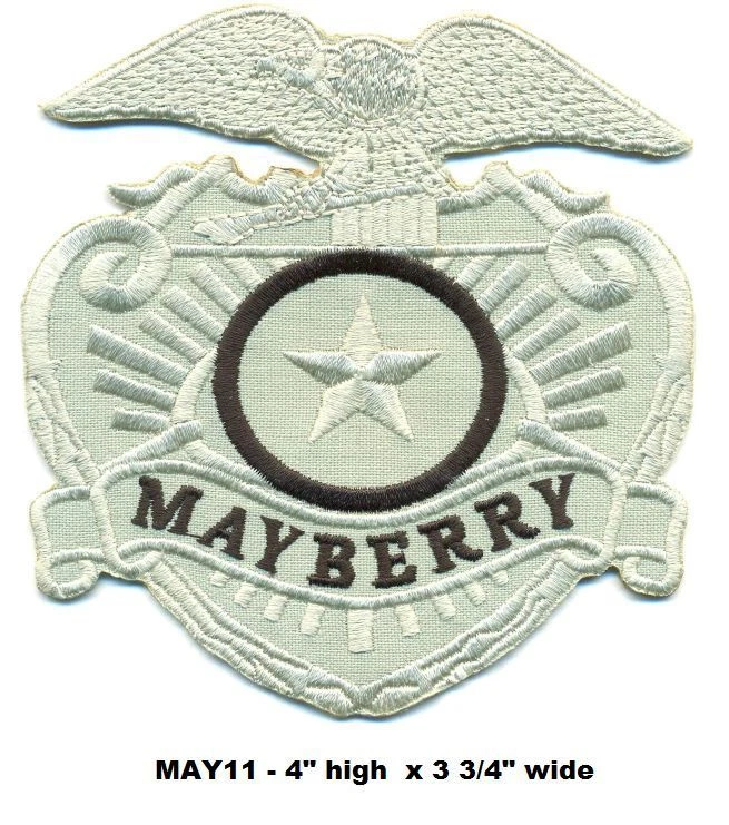 PARCHE UNIFORME DEPARTAMENTO POLICÍA ANDY GRIFFITH MAYBERRY - 11 DE MAYO Foto 1 de 1
