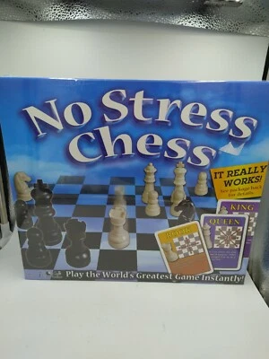 No Stress Chess Game New Sealed Winning Moves 2010 Teaches Chess - Image 1 of 2