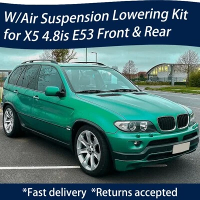 💥for BMW X5 E53 4.8is Adjustable Air Ride Suspension Lowering Links Full Kit - Image 1 of 4
