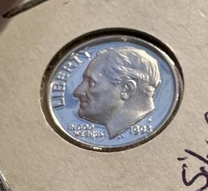 1992-S GEM Toned Proof 90% Silver Roosevelt 10c ~ Deep Mirrors ~ P22 - Picture 1 of 4