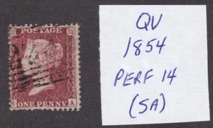 QV 1854 Pfennig rot - (SA) - als Scan - schön gebraucht. - Bild 1 von 1