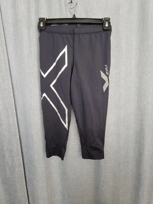 2XU Women's Biking Shorts Compression Size S Black/Silver - Image 1 of 4